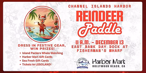 Channel Islands Harbor Inaugural Reindeer Paddle