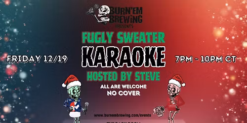 Fugly Sweater Karaoke!