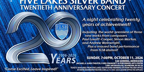 Five Lakes Silver Band 20th Anniversary Concert