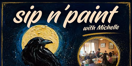 Sip N' Paint Raven