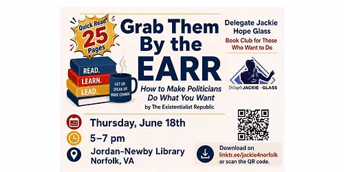 Delegate Jackie Hope Glass "Book Club Club for Those Who Want to Do"