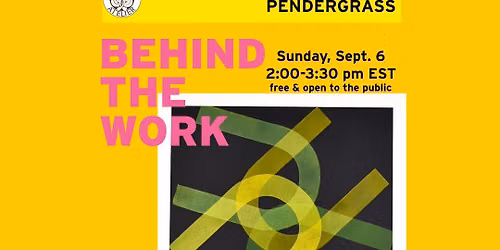 Behind the Work with Carrie Pendergrass