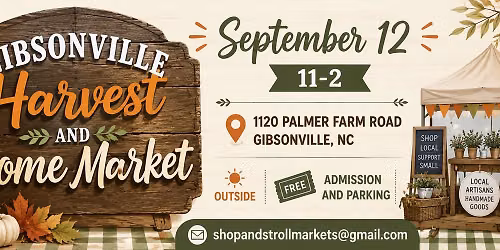 Gibsonville Harvest and Home Market September 12 outside