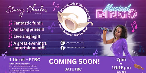 Musical Bingo at TBC (Bradford-upon-Avon) - TBC