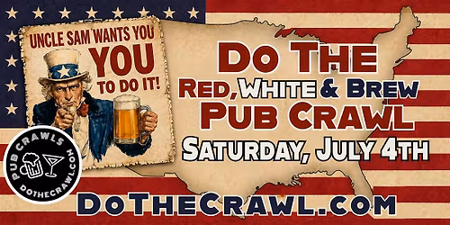 Do The Red, White, & Brew Pub Crawl in Sacramento!