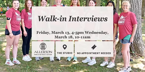 Walk-In Interviews