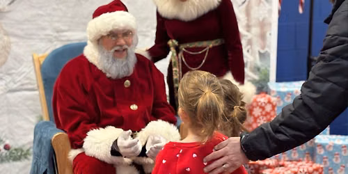 A Slice of Pizza With Santa-Family Night