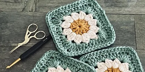 Daisy Square Blanket Class part one