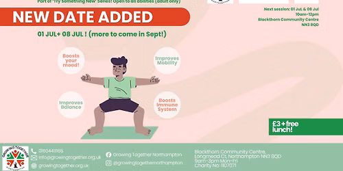 Sit Down Pilates - \u00a33pp + Free Lunch!