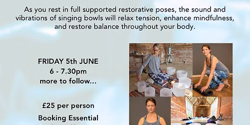 Restorative Yoga with Singing Bowls