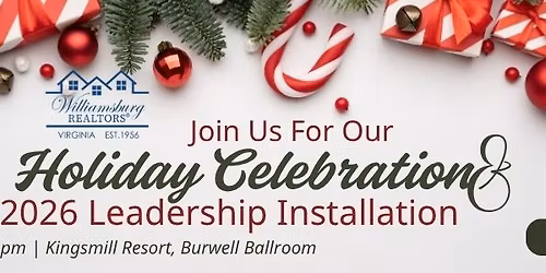 Holiday Celebration & 2026 Leadership Installation