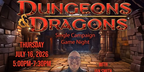 D&D One Shot Game Night!