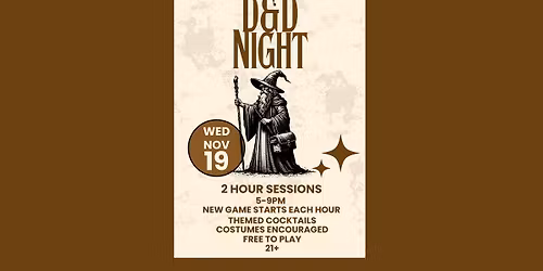 D&D Night @ The Coop