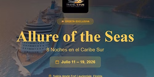 Cruise with \u201cAllure of the Seas\u201d
