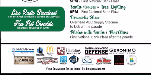 Downtown Beloit Grand Lighted Holiday Parade (33nd Annual)