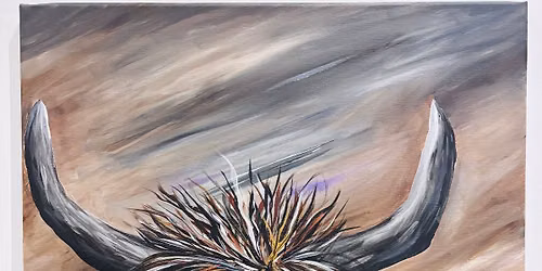 Highland Cow Paint & Sip Workshop
