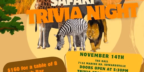 Jungle Safari Trivia Night