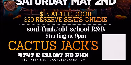 PowerDrive Live @ CactusJacks Sat May 2nd