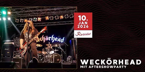 Weck\u00f6rhead \u2022 10.01.2026 \u2022 Rosenhof Osnabr\u00fcck
