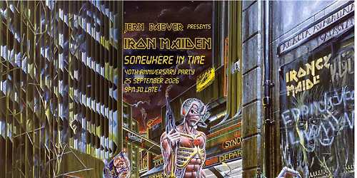 DJ Jern B\u00e6ver: Somewhere in Time \u2013 40 Years of Maiden @Zeppelin Rock Bar