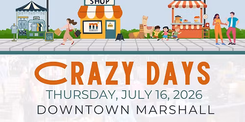 Crazy Days Downtown Marshall 2026!