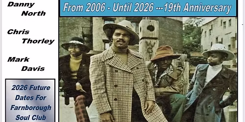 Farnborough Soul Club. 19th Anniversary 