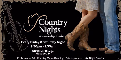 Country Bar Nights in Greeley Colorado