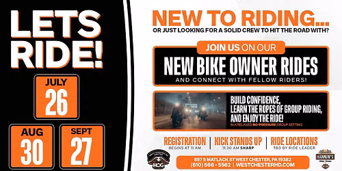 New Bike Owner Ride