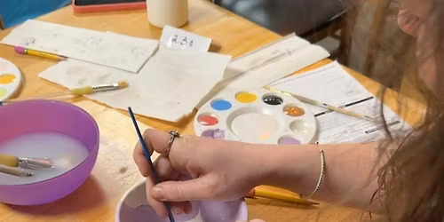Pottery Painting Saturday Night Workshop