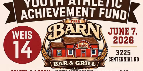 Jackson Weis Youth Athletic Achievement Fundraiser @ The Barn