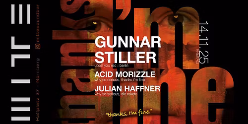 Thanks I\u00b4m Fine feat. Gunnar Stiller