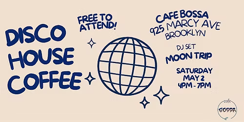 Disco House Coffee - A Backyard Coffee Shop Disco!