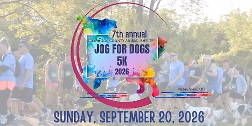7th annual Jog for Dogs 5k & 1 mile walk