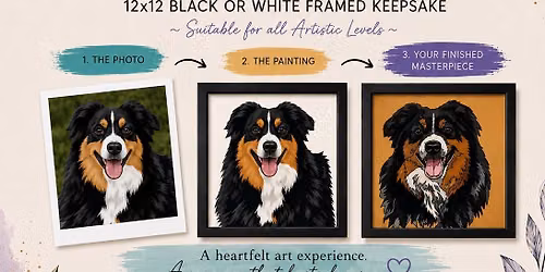 Paint a Framed Memoir of Your Pet