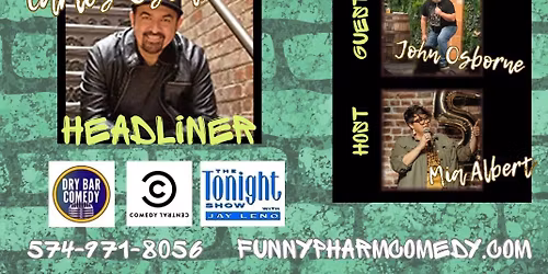 A Night of LAUGHTER, LIVE COMEDY SHOW! Carlos Oscar w\/ Corey Mann & Mia Albert & John Osborne