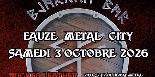 Wicked Leather + Emissary en concert au Bjarkan Bar