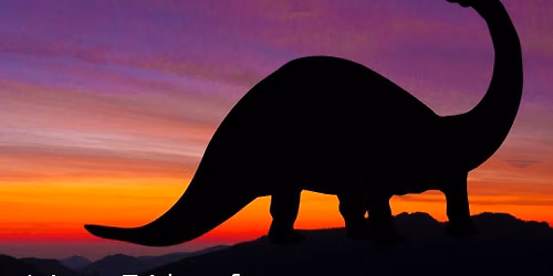 Dino Sunset Painting