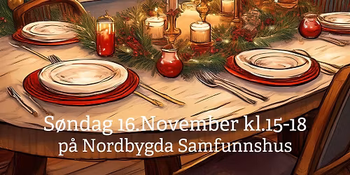 Familiejulebord p\u00e5 Nordbygda Samfunnshus