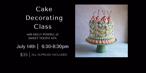 Vintage Cake Class