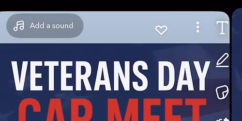 Veterans Day car meet