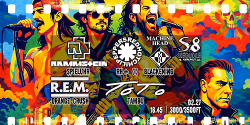 Fanatics Tribute Night - S8 Underground Club | RAMMSTEIN | RHCP | MACHINE HEAD | R.E.M. | TOTO