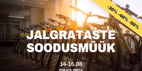SUUR JALGRATASTE SOODUSM\u00dc\u00dcK -30% kuni -50%
