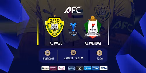 Al Wasl FC (UAE) vs  Al Wehdat SC (JOR) - AFC Champions League Two