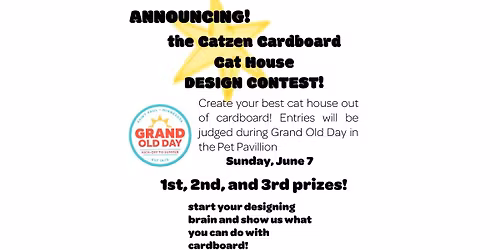 Catzen Cardboard Cat House Design Contest!