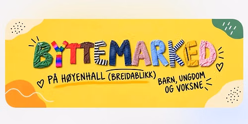 Byttemarked i Breidablikk speiderhus med caf\u00e9 