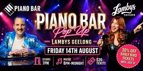 Piano Bar Pop-Up at Lambys: Andy & Shandelle Live