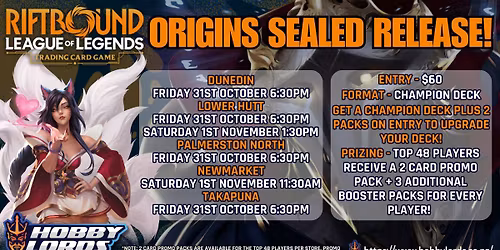 Riftbound - Origins Sealed Release!