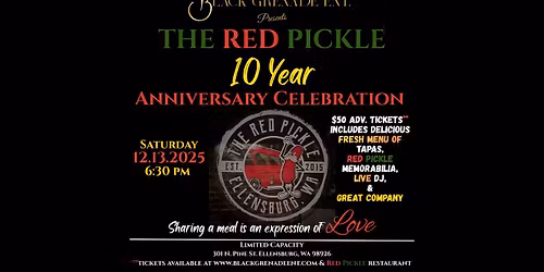 The Red Pickle 10 Year Anniversary Party