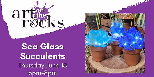 Sea Glass Succulents