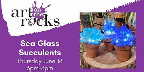 Sea Glass Succulents